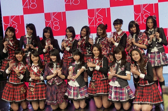 Melihat pengumuman hasil perolehan suara 'pemilu' JKT48