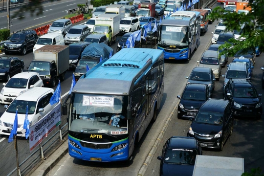Dishub DKI larang APTB masuk Jakarta