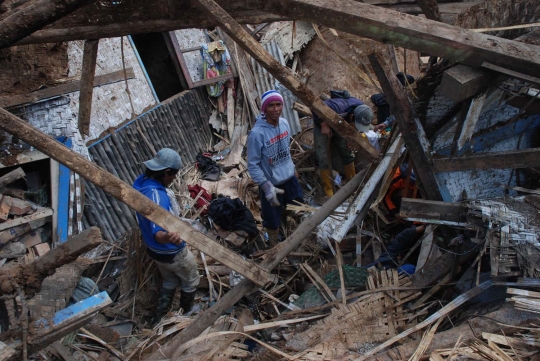 Ini kondisi tanah longsor di Pangalengan yang tewaskan 4 warga