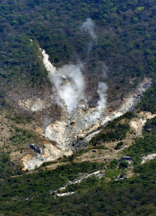 Aktivitas vulkanik Gunung Hakone makin ancam warga Tokyo