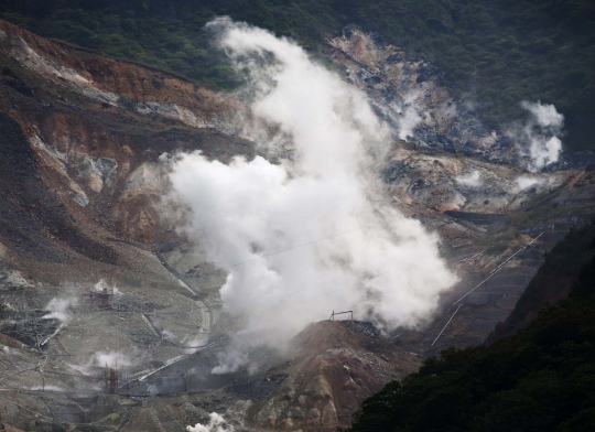 Aktivitas vulkanik Gunung Hakone makin ancam warga Tokyo