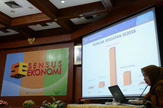 Badan Pusat Statistik luncurkan logo Sensus Ekonomi 2016