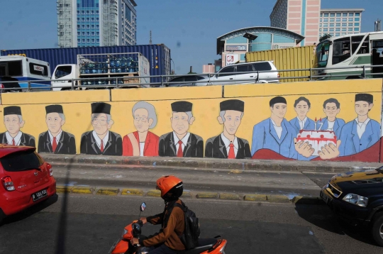 Mural kenang 17 tahun Tragedi Mei '98 hiasi jalan Ibu Kota
