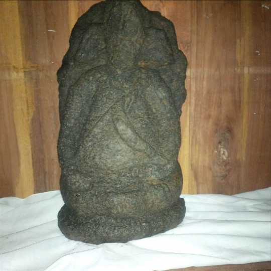 Ini Patung Ganesha berbelalai patah yang gegerkan warga Kediri