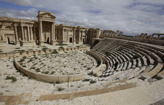 Ini kota kuno Palmyra yang terancam hancur oleh ISIS