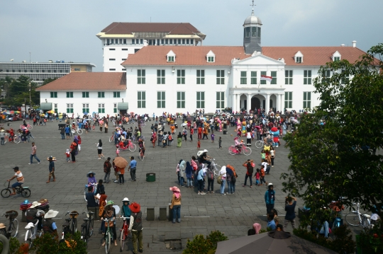 Menikmati libur akhir pekan di Kota Tua