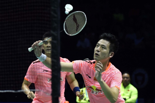 Aksi Ahsan-Hendra bawa Indonesia ungguli China di Piala Sudirman