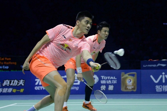 Aksi Ahsan-Hendra bawa Indonesia ungguli China di Piala Sudirman