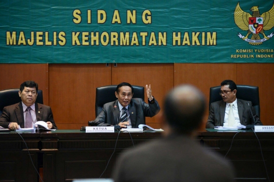 Sidang Majelis Kehormatan Hakim, Herman dijatuhi sanksi