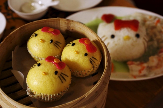 Ini restoran Hong Kong yang sajikan makanan 'Hello Kitty' super imut