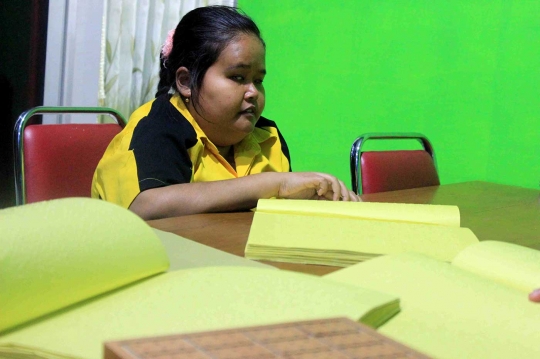 Braille Corner dibuka, para penyandang disabilitas semangat belajar