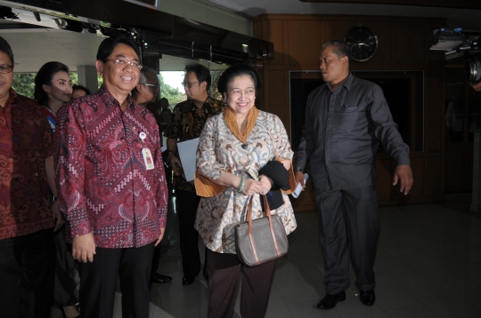 Megawati hadiri pidato budaya di Gedung Arsip Nasional