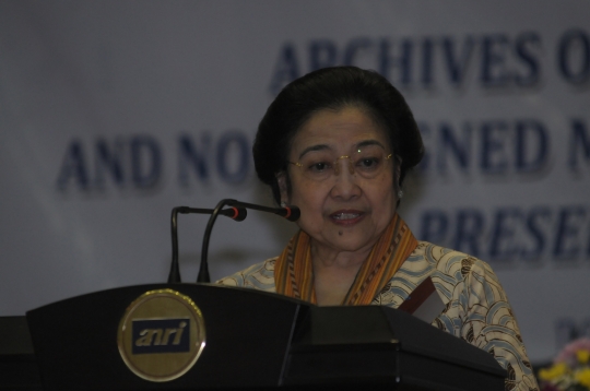 Megawati hadiri pidato budaya di Gedung Arsip Nasional