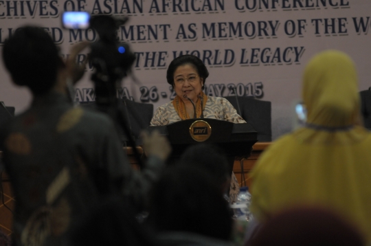 Megawati hadiri pidato budaya di Gedung Arsip Nasional