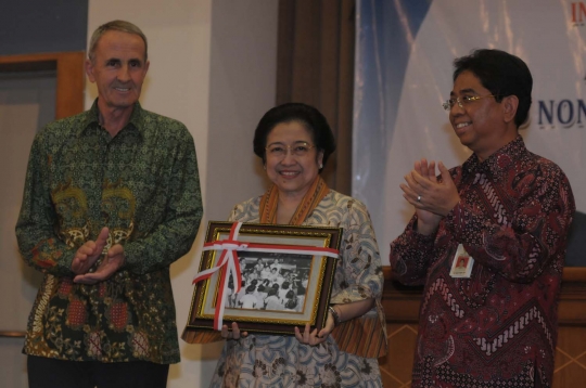 Megawati hadiri pidato budaya di Gedung Arsip Nasional