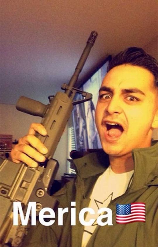 Ini anak Andi /Rif ganteng yang jadi tentara Amerika