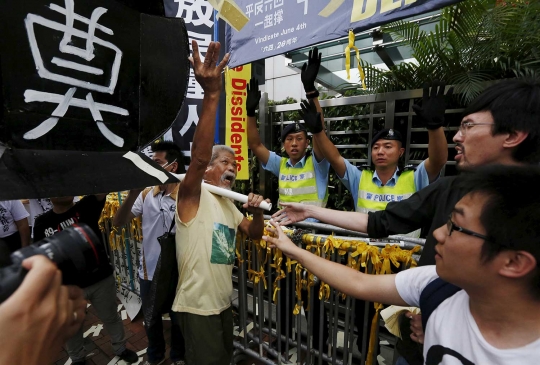 Massa Joshua Wong kembali bersuara di Hong Kong