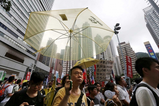Massa Joshua Wong kembali bersuara di Hong Kong