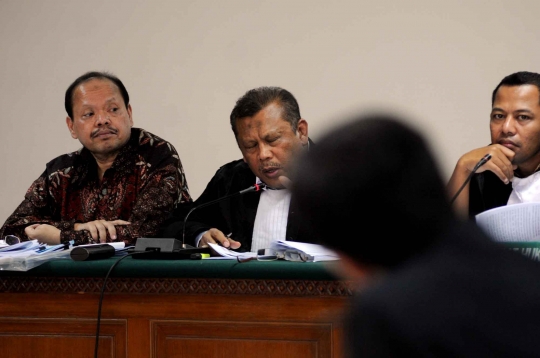 Sidang lanjutan Sutan, mendengarkan kesaksian Rudi Rubiandini
