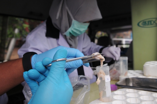 Dinas Ketahanan Pangan sidak makanan berformalin di Pasar Cipete