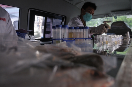 Dinas Ketahanan Pangan sidak makanan berformalin di Pasar Cipete