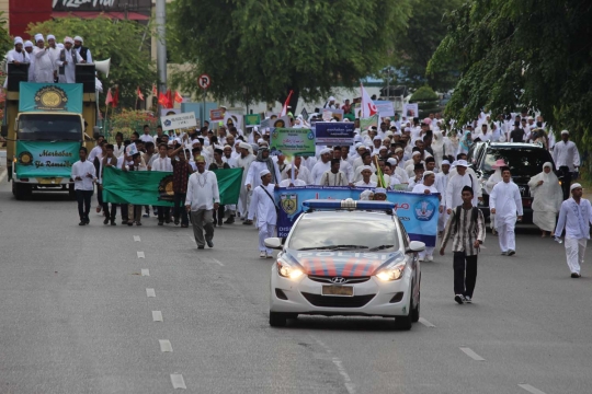 Ribuan pelajar Banda Aceh ramaikan pawai akbar sambut Ramadan