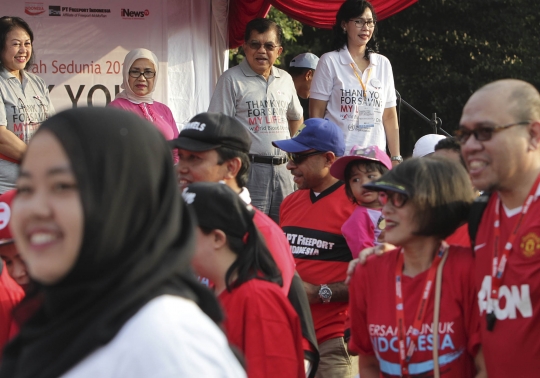 Jusuf Kalla hadiri peringatan Hari Donor Darah Sedunia di Monas