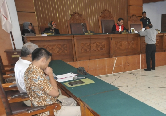 Suasana sidang BW saat cabut gugatan praperadilan