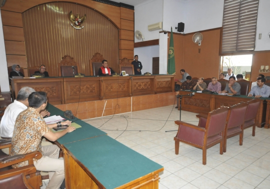 Suasana sidang BW saat cabut gugatan praperadilan