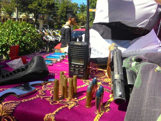 Ini barang bukti para sindikat pemerasan yang melibatkan anggota BNN