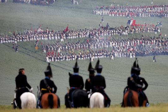 Begini reka adegan perang Waterloo 200 tahun lalu