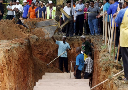 Malaysia makamkan 21 jenazah Rohingya tak dikenal