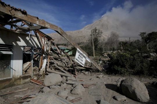 Menelusuri desa di Karo jadi 'kota mati' akibat erupsi Sinabung
