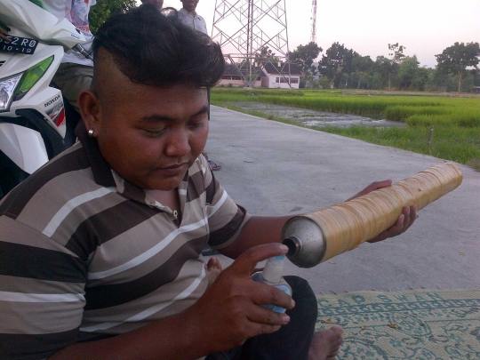 Ini mainan seru ABG Sukoharjo saat ngabuburit menunggu buka puasa