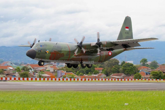 Ini Hercules A-1310 yang jatuh di Medan saat masih eksis