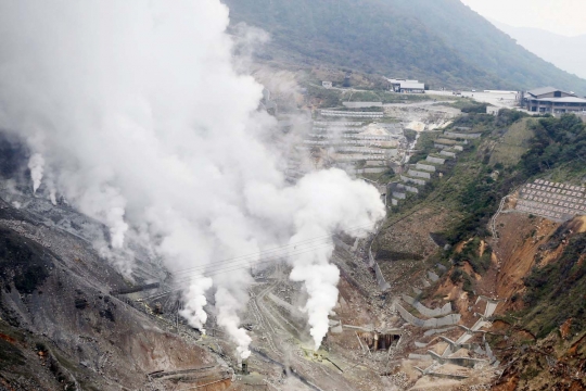 Aktivitas vulkanik Gunung Hakone kembali ancam warga Tokyo