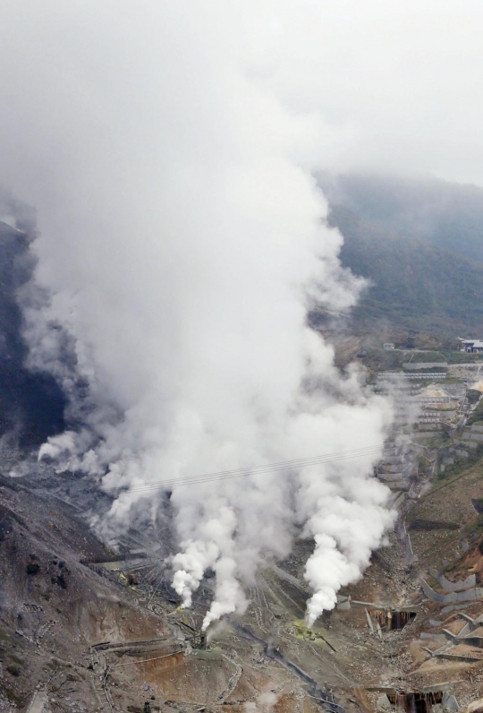 Aktivitas vulkanik Gunung Hakone kembali ancam warga Tokyo