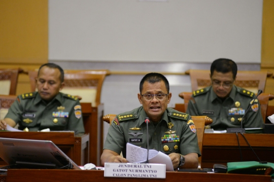 Calon Panglima TNI sampaikan visi dan misi di hadapan Komisi I DPR