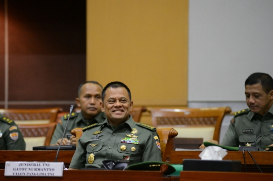 Calon Panglima TNI sampaikan visi dan misi di hadapan Komisi I DPR