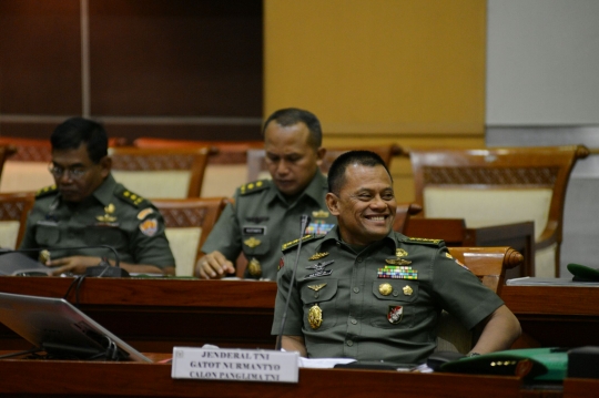 Calon Panglima TNI sampaikan visi dan misi di hadapan Komisi I DPR