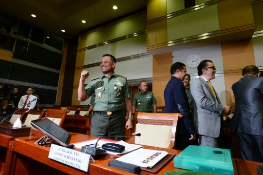 Calon Panglima TNI sampaikan visi dan misi di hadapan Komisi I DPR