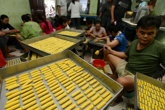 Jelang Lebaran, produksi kue kering kebanjiran pesanan