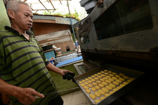 Jelang Lebaran, produksi kue kering kebanjiran pesanan