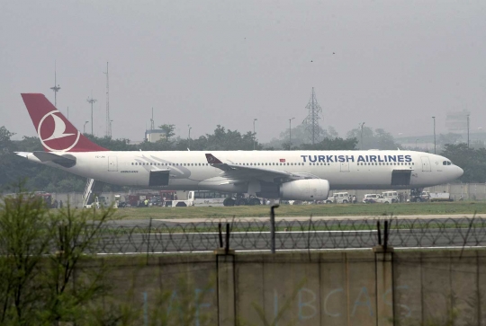 Diancam bom, Turkish Airlines mendarat darurat di India