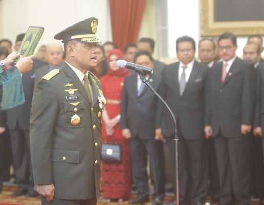 Jenderal Gatot Nurmantyo resmi jabat Panglima TNI