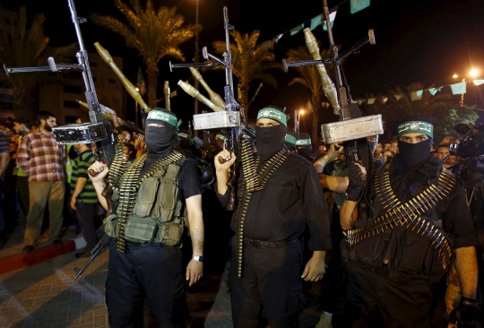Peringati setahun Perang Gaza, Hamas gelar aksi protes anti-Israel