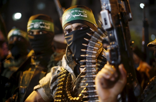 Peringati setahun Perang Gaza, Hamas gelar aksi protes anti-Israel