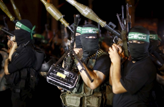Peringati setahun Perang Gaza, Hamas gelar aksi protes anti-Israel