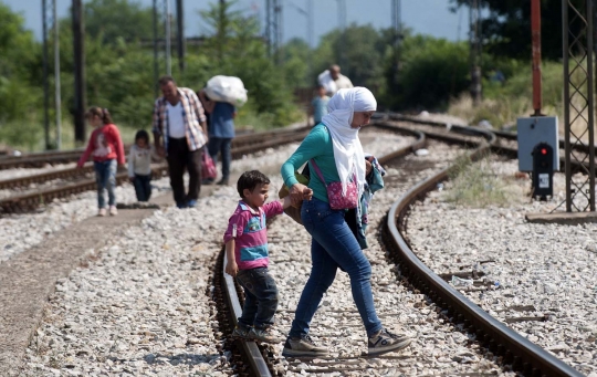 Kisah imigran Eropa susuri jalur kereta menuju wilayah perbatasan