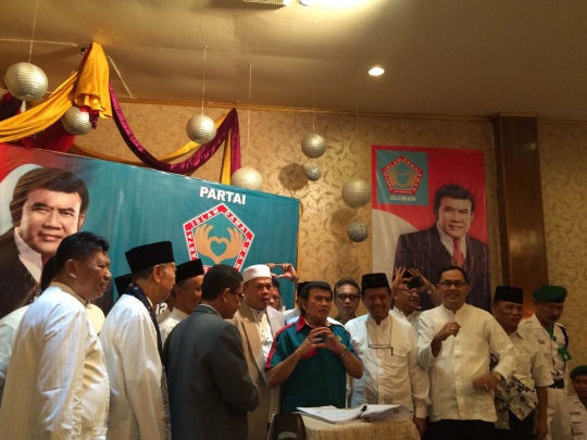 Aksi raja dangdut Rhoma Irama deklarasikan Partai Idaman